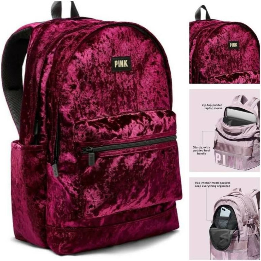 Red velvet Victoria secret campus bag